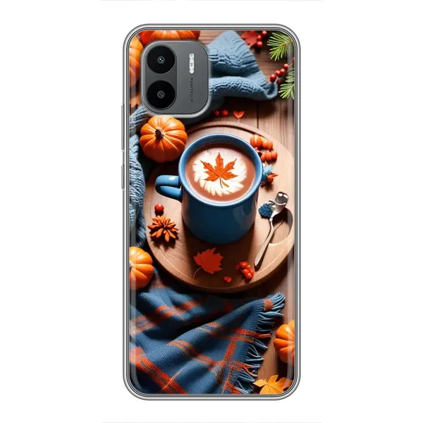 Чехол с принтом «Кофе и тыковки» для Xiaomi Redmi A1