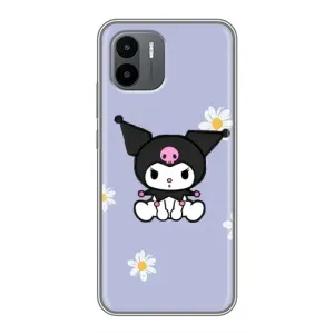 Чохол з кроликом Куромі на Xiaomi Redmi A1 (Куромі в квітах)
