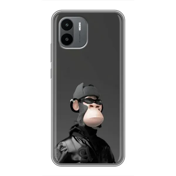 Чохол з принтом «стильна мавпа NFT» для Xiaomi Redmi A1 Чохол з принтом «стильна мавпа NFT» для Xiaomi Redmi A1