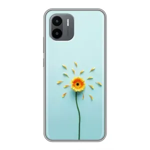Чохли з квітами для Xiaomi Redmi A1 (VPrint) (Жовта квітка)