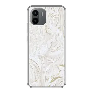 Мраморный чехол на Xiaomi Redmi A2 (VPrint) (Белый мрамор)