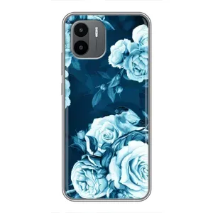 Чехлы (ART) Цветы на Xiaomi Redmi A2 (VPrint) (Голубые Бутоны)