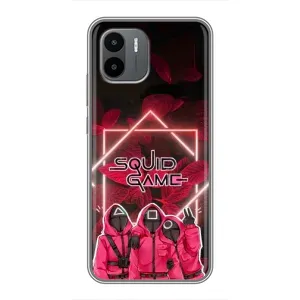 Чохол Гра в кальмара для Xiaomi Redmi A2 (Охоронці Гра кальмара)