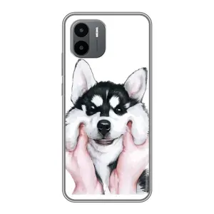 Чехол с Хаски для Xiaomi Redmi A2 - (AlphaPrint) (Хаски улыбака)