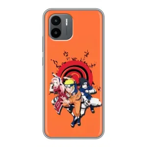 Naruto Anime Чехлы для Редми А2 (AlphaPrint) (команда Наруто)