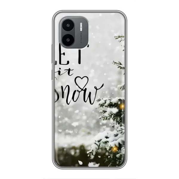 Чохол з принтом «Let it snow» для Xiaomi Redmi A2 Чохол з принтом «Let it snow» для Xiaomi Redmi A2