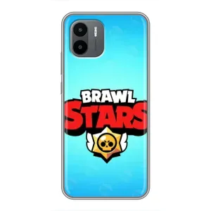 Чехлы Brawl Stars для Xiaomi Redmi A2 (AlphaPrint) (Лого Бравл Старс)