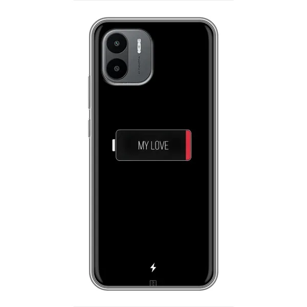 Чохол з принтом «Love battery» для Xiaomi Redmi A2