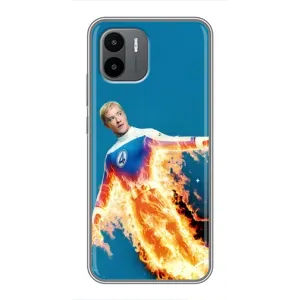 Чохол з принтом Фантастична четвірка для Xiaomi Redmi A2 (Людина-факел у вогні)