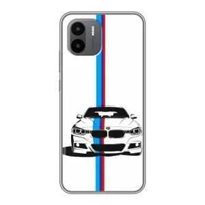 Чехол для Редми А2 - с принтом БМВ (AlphaPrint) (Машина БМВ)