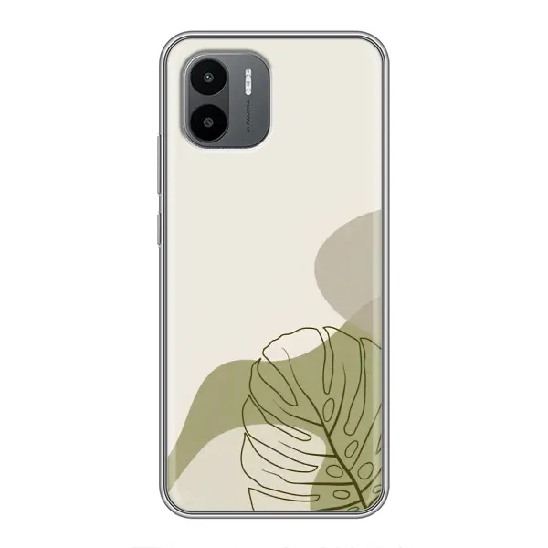 Чехол с принтом «Зеленая монстера дизайн» для Xiaomi Redmi A2 Чехол с принтом «Зеленая монстера дизайн» для Xiaomi Redmi A2