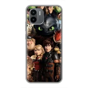 Чохол як приборкати дракона на Xiaomi Redmi A2 (Персонажі дракона)