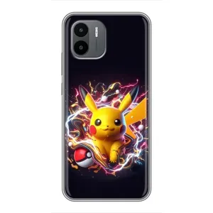 Чохол з Пікачу на Xiaomi Redmi A2 (Пікачу з м'ячем)
