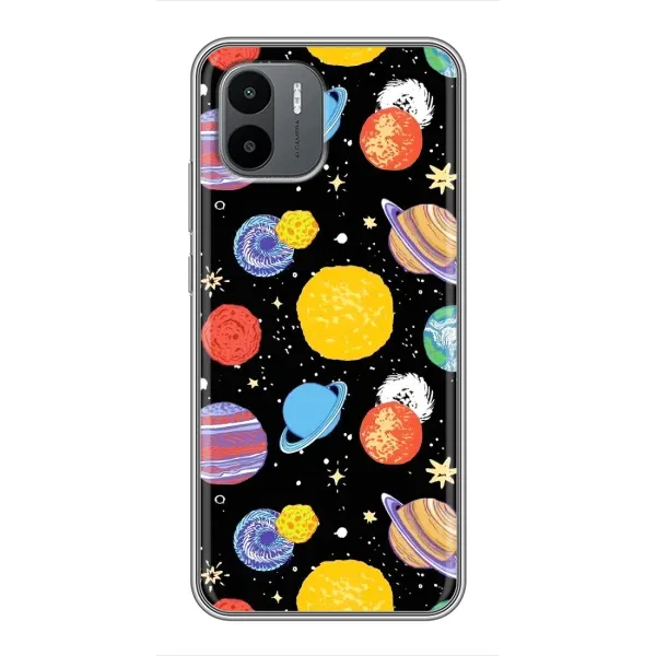 Чехол с принтом «Рисованные планеты» для Xiaomi Redmi A2