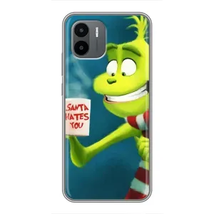Рождественские Чехлы для Xiaomi Redmi A2 (VPrint) (Зеленый Гринч)