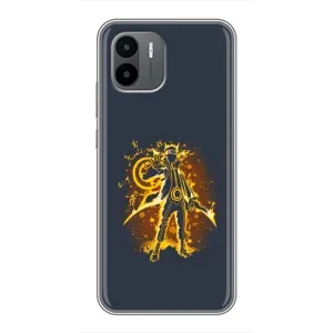 Naruto Anime Чехлы для Редми А2 (AlphaPrint) (золотой Наруто)