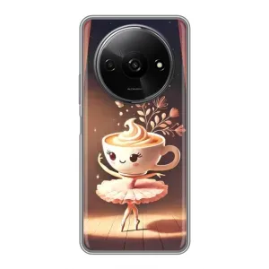 Чехол с мемом Тралалело тралала на Xiaomi Redmi A3 (Балерина капучина)