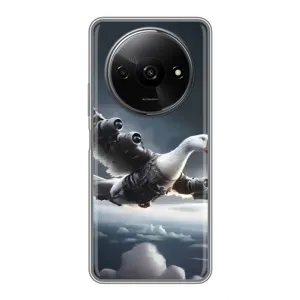 Чехол с мемом Тралалело тралала на Xiaomi Redmi A3 (Бомбардини гусини)