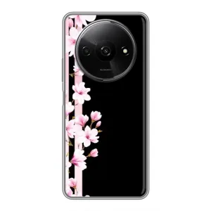 Чохол для Xiaomi Redmi A3 - з принтом (Дизайнерські) (AlphaPrint) (Квіточки)