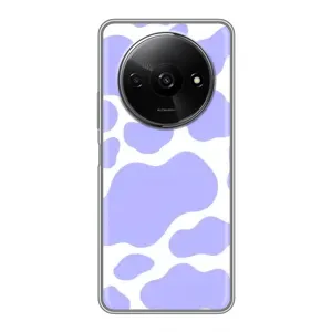 Чохол з принтом корови на Xiaomi Redmi A3 (Фіолетова Бурьонка)