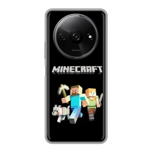 Чохол Майнкрафт на Xiaomi Redmi A3 (AlphaPrint) Minecraft (герої Minecraft)