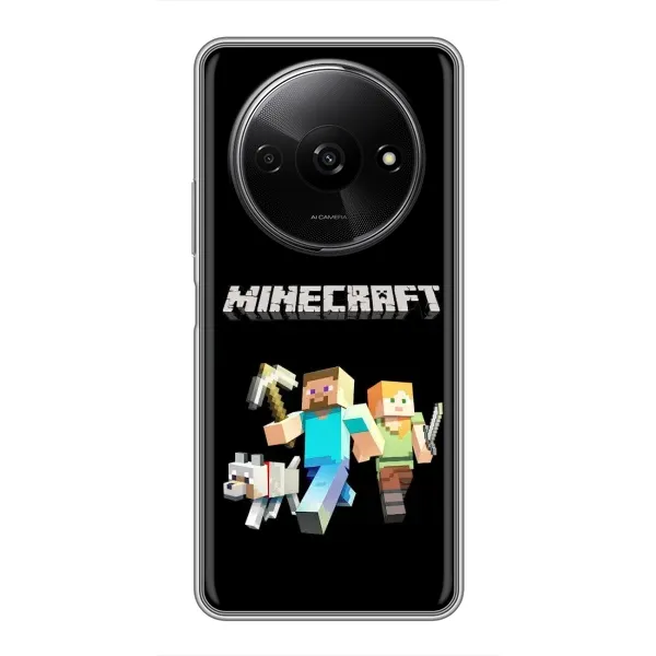 Чохол з принтом «герої Minecraft» для Xiaomi Redmi A3