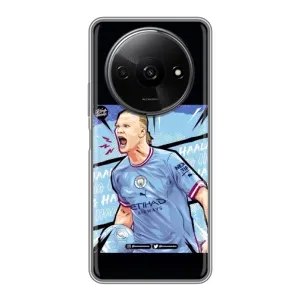 Чехлы с футболистом Ерлинг Холанд для Xiaomi Redmi A3 (AlphaPrint) (гол Эрлинг Холланд)