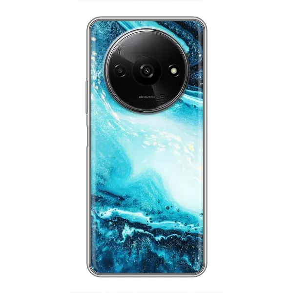 Чехол с принтом «Голубой мрамор» для Xiaomi Redmi A3