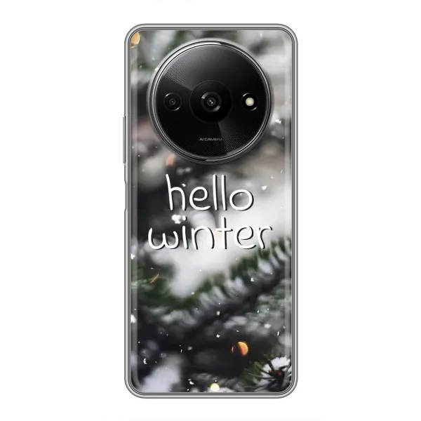 Чохол з принтом «Hello winter» для Xiaomi Redmi A3
