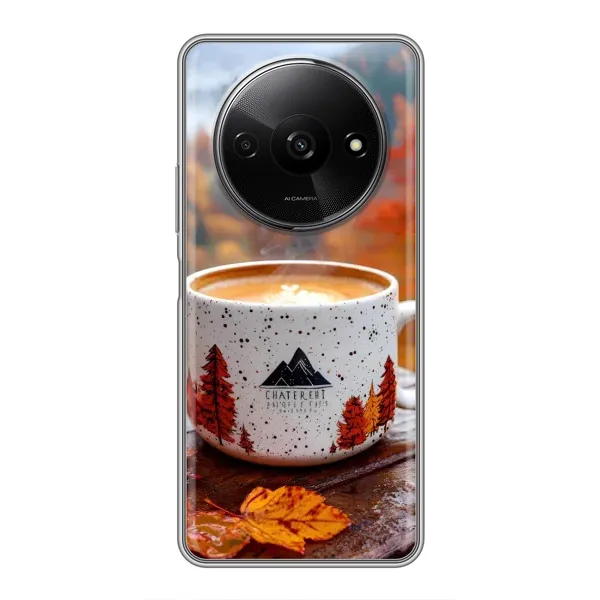 Чохол з принтом «Кава на природі» для Xiaomi Redmi A3