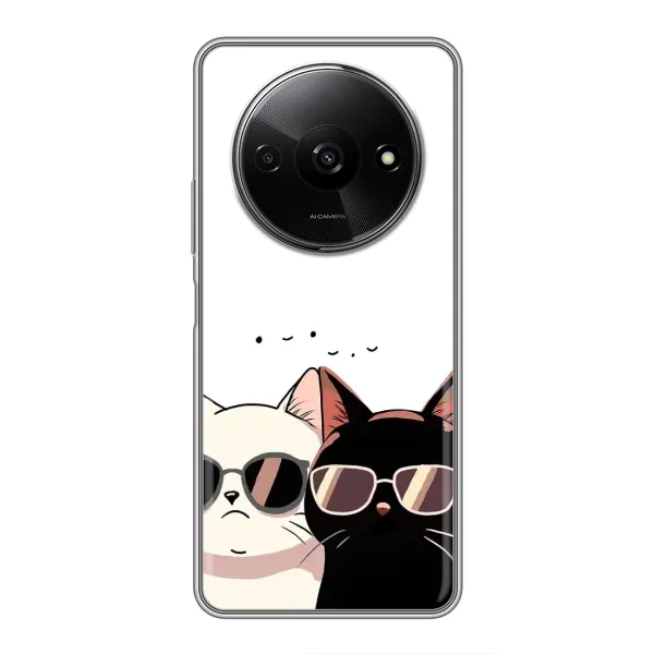 Чехол с принтом «Коты в очках» для Xiaomi Redmi A3
