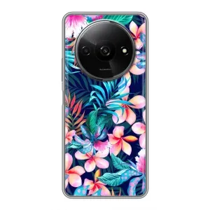 Чохол для Xiaomi Redmi A3 - з принтом (Дизайнерські) (AlphaPrint) (Мальовничі квіти)