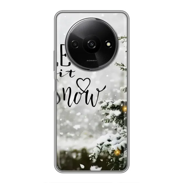 Чохол з принтом «Let it snow» для Xiaomi Redmi A3