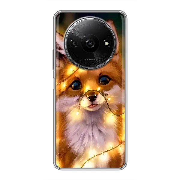 Чохол з принтом «Лисичка в гірляндах» для Xiaomi Redmi A3