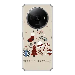 Різдвяні Чохли для Xiaomi Redmi A3 (VPrint) (Merry Christmas)