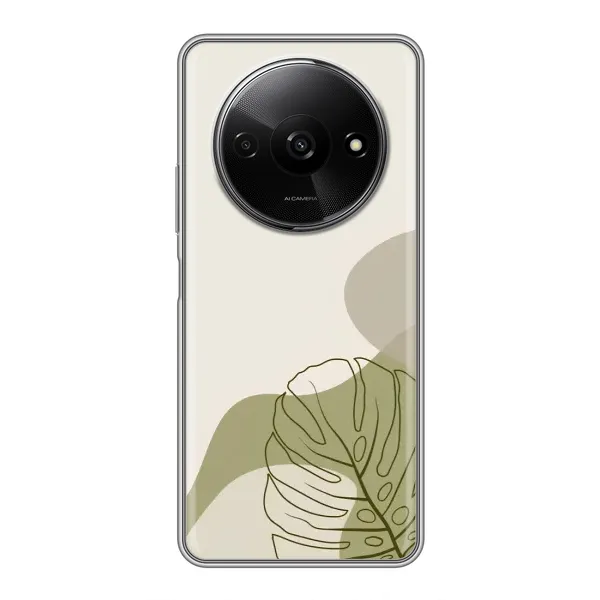 Чохол з принтом «Зелена монстера дизайн» для Xiaomi Redmi A3