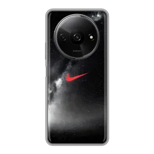 Чехол для Xiaomi Redmi A3 - с принтом Найк (AlphaPrint) (Найк красный)