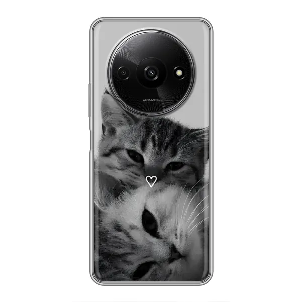 Чехол с принтом «Пара котов» для Xiaomi Redmi A3