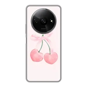 Чохол з розовим принтом для Xiaomi Redmi A3 (Рожеві вишні)