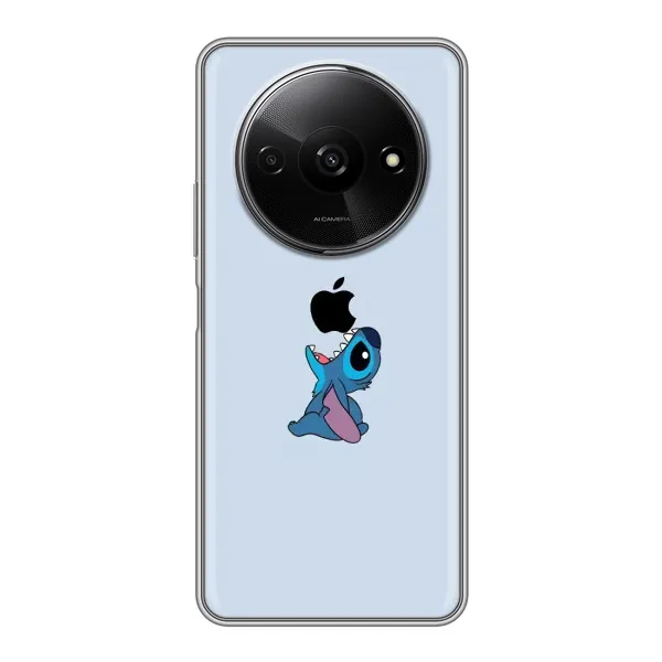 Чохол з принтом «Stitch apple» для Xiaomi Redmi A3 Чохол з принтом «Stitch apple» для Xiaomi Redmi A3