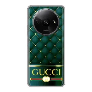 Чохли  GUCCI для Xiaomi Redmi A3 (AlphaPrint) (Текстура Гуччі)