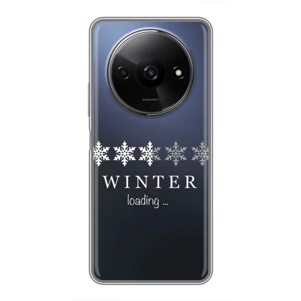Чохол з принтом «Winter loading» для Xiaomi Redmi A3 Чохол з принтом «Winter loading» для Xiaomi Redmi A3