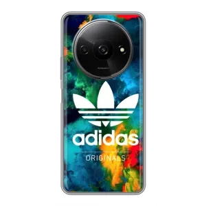 Чохли Адидас для Xiaomi Redmi A3 (AlphaPrint) (Яскравий Адідас)