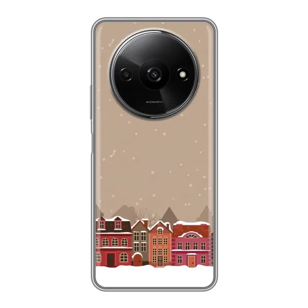 Чохол з принтом «Зимове місто» для Xiaomi Redmi A3