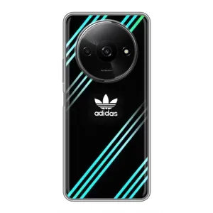 Чехлы Адидас для Xiaomi Redmi A3x (AlphaPrint) (Адидас с полосами)