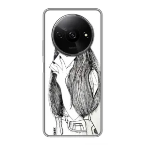 Чехол с печатью для Xiaomi Redmi A3x - (Мода) (AlphaPrint) (Фото девочки)