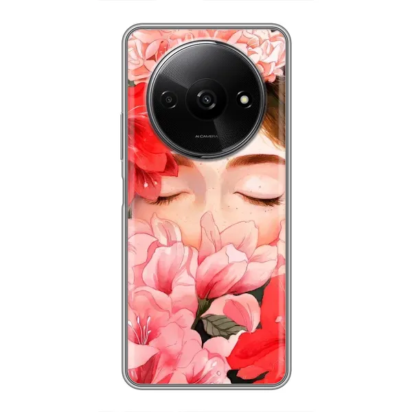 Чохол з принтом «Очі в квітах» для Xiaomi Redmi A3x