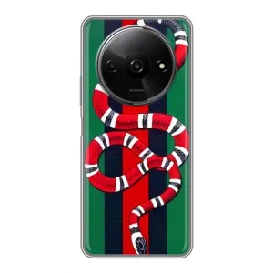 Чехлы ГУЧЧИ для Редми А3икс (AlphaPrint) (Gucci змия)