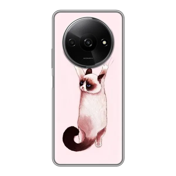 Чехол с принтом «Котик падает» для Xiaomi Redmi A3x