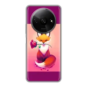 Чохли з картинкою Лисичка для Xiaomi Redmi A3x (VPrint) (Лиса з трояндою)